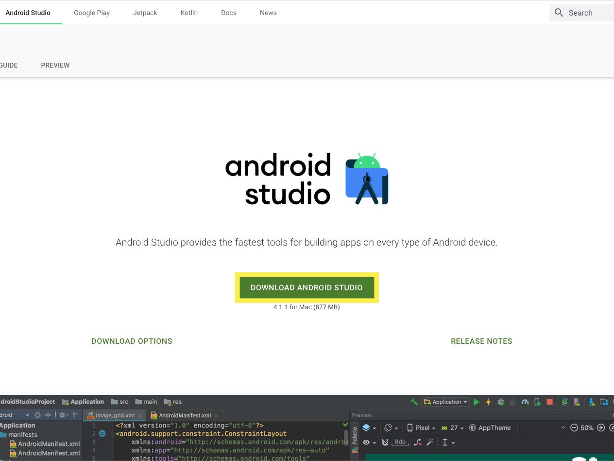 download android studio sdk tools for mac